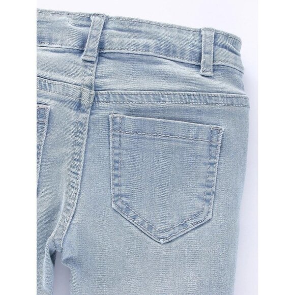 NEW SHEIN Toddler Boys Ripped Denim Shorts Size 1-2Y‎ Color Light Wash - Picture 5 of 9